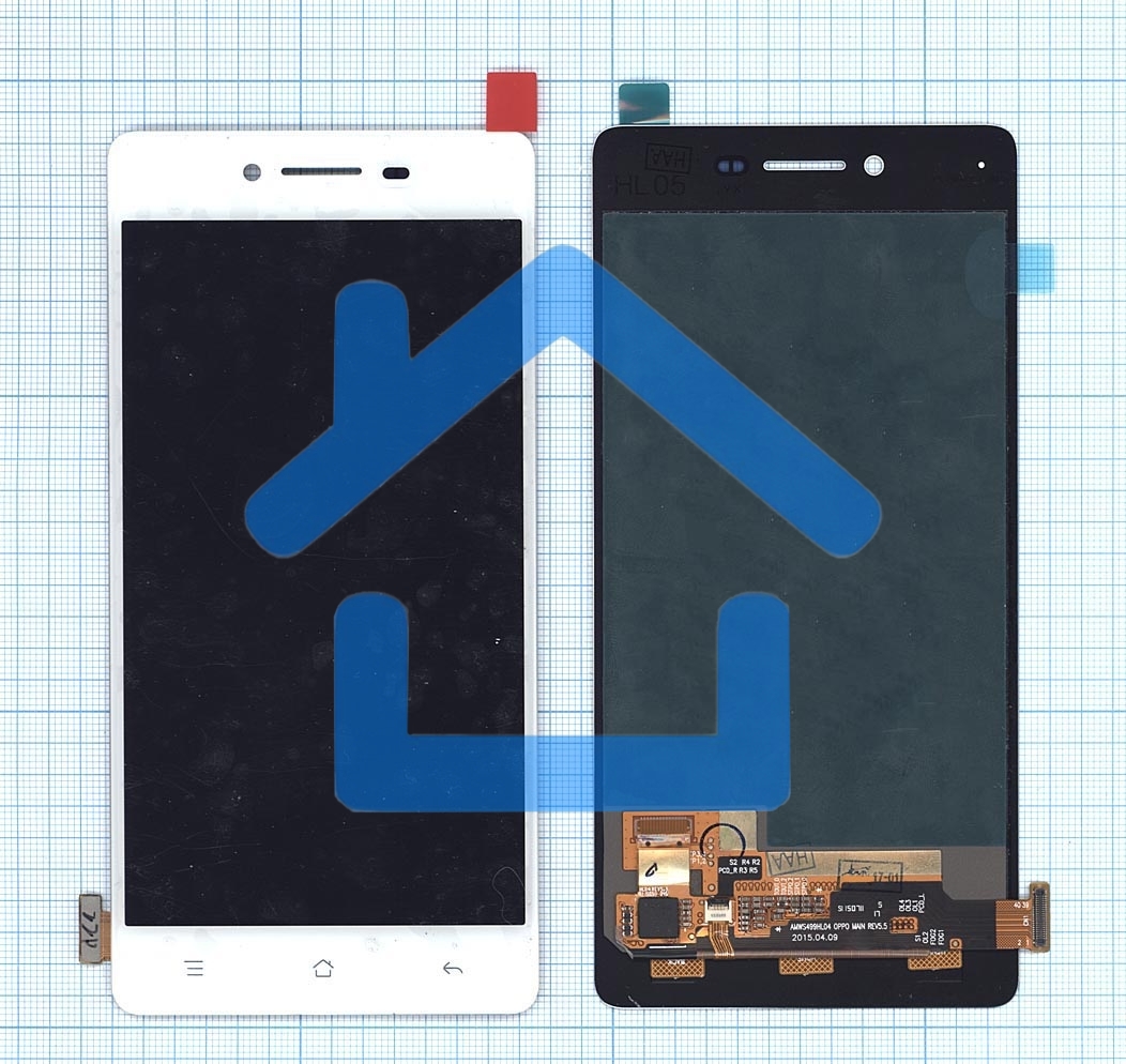 Дисплей для OPPO R7 белый
