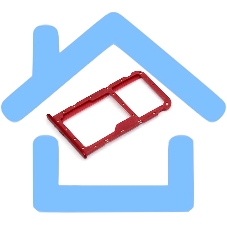 Лоток для SIM-карты Huawei Honor 7X красный Лоток для SIM-карты Huawei Honor 7X красный