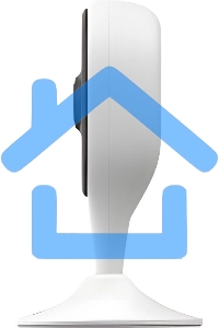 Компактная IP-видеокамера DAHUA DH-IPC-C3AP-0280B с Wi-Fi 2.4ГГц 3Мп, 1/3.2” CMOS, объектив 2.8мм, обнаружение людей, ИК 10м, микрофон, динамик