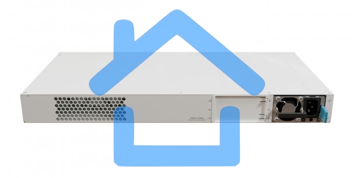 Коммутатор MikroTik CRS320-8P-8B-4S+RM Cloud Router Switch with dual-core 800 MHz CPU, 256 MB RAM, 98DX226S switch chip, 17 x Gigabit Eth ports (8 x 802.3af/at, 8 x 802.3bt PoE-out), 4 x 10G SFP+ ports, RouterOS L5, 1U rackmount enclosure, 600W PSU