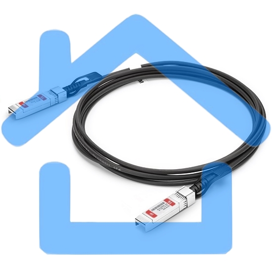 Твинаксиальный медный кабель 2m (10ft) Generic Compatible 10G SFP+ Passive Direct Attach Copper Twinax Cable #74621