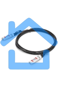 Твинаксиальный медный кабель 2m (10ft) Generic Compatible 10G SFP+ Passive Direct Attach Copper Twinax Cable #74621