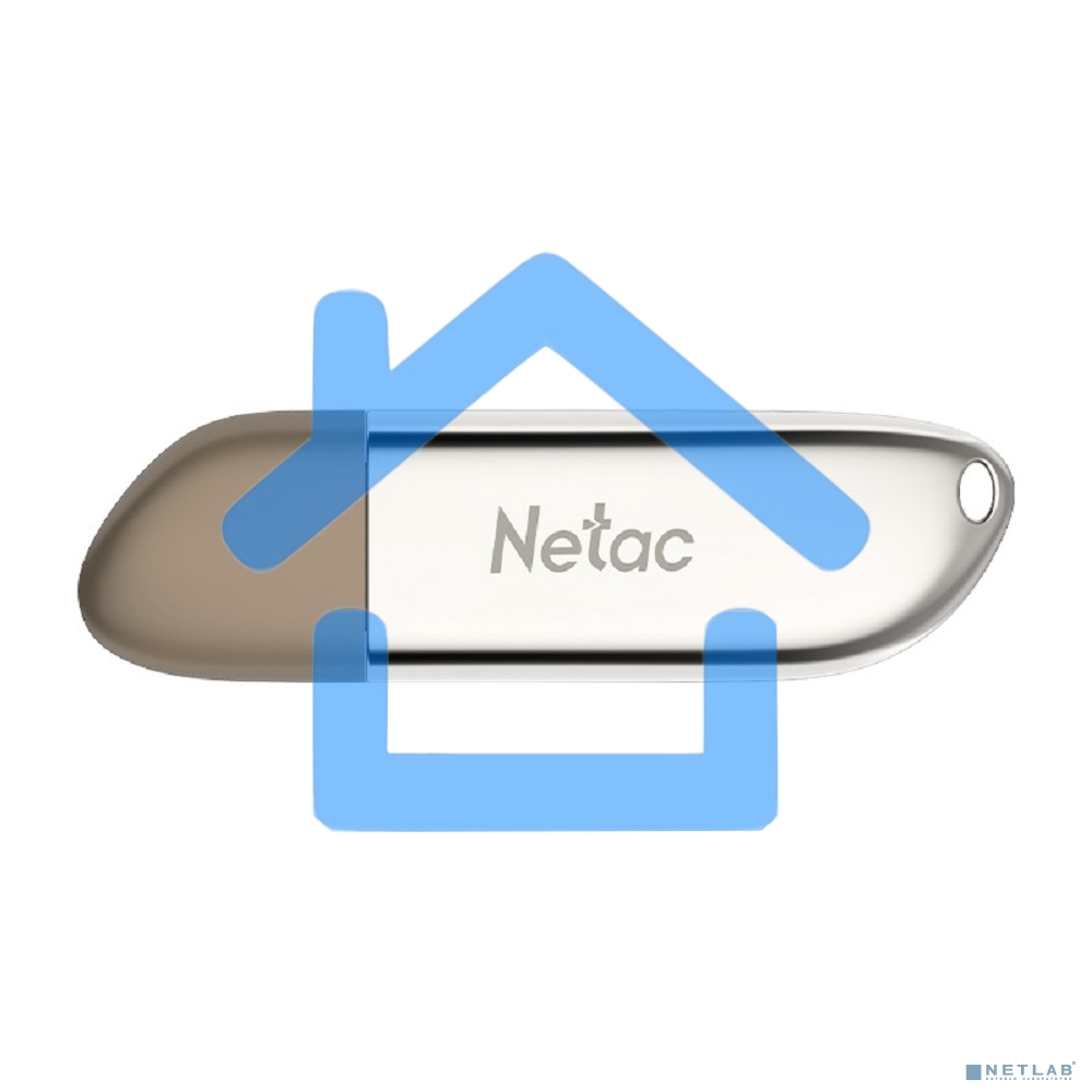 Флешка USB R/W Netac U352 8Gb <NT03U352N-008G-20PN>, USB2.0, с колпачком, металлическая