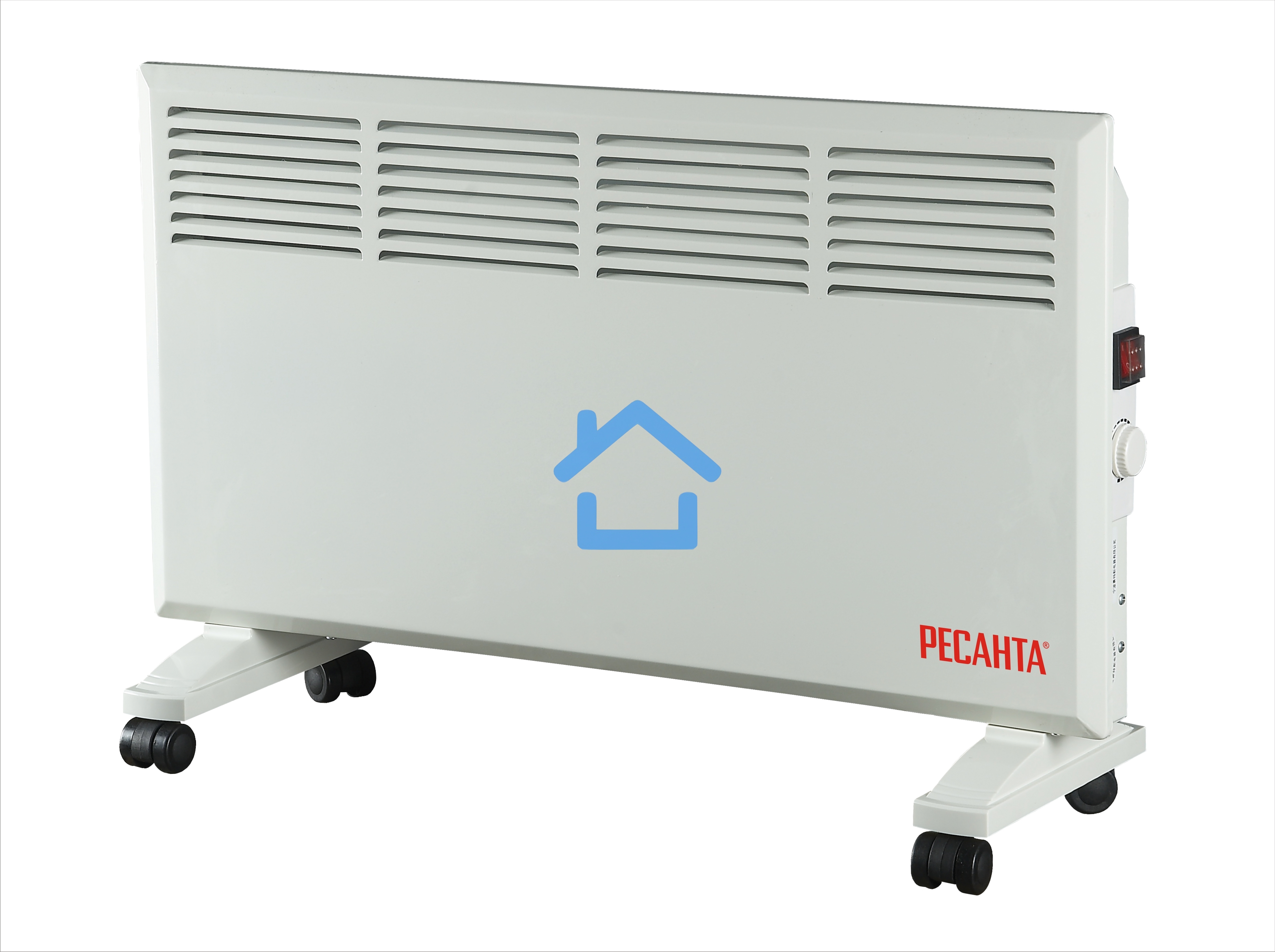 Конвектор Ресанта ОК-1600 белый, 1600 Вт, 20 м2, термостат