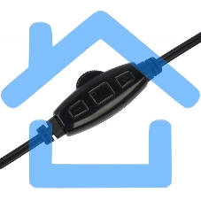 Наушники мониторные Oklick HP-M211V 1.8м черный проводные (оголовье)