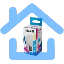 Лампа светодиодная LED BASIC GL45 8.5Вт 220В E27 3000К Космос LkecLED8.5wGL45E2730