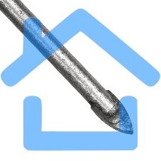 Сверло Kranz по стеклу и кафелю 4 мм