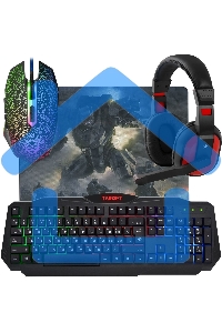 Комплект клавиатура + мышка +PAD +HEADSET Defender TARGET MKP-350