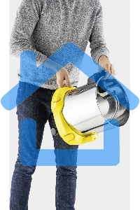 Строительный пылесос Karcher WD 3 P S V-17/4/20 желтый, 1000 Вт, уборка сухая/сбор воды, пылесборник мешок/контейнер, 17 л