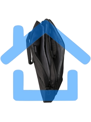 Сумка Continent CC-216 Black (полиэстр, черный 15,6'')