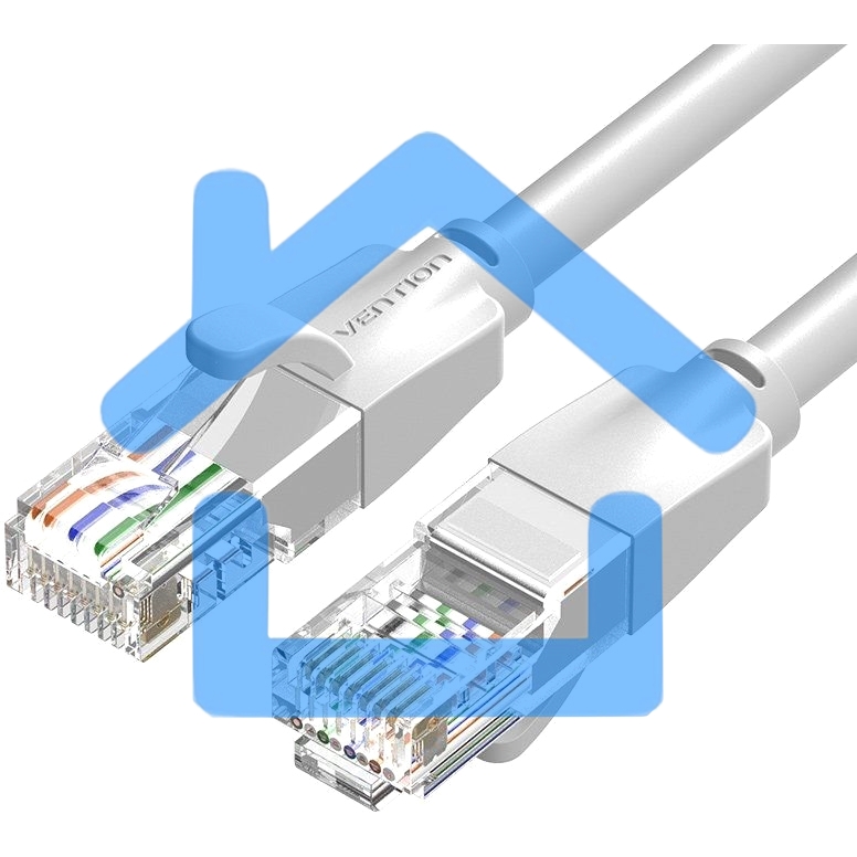 Патч-корд Vention прямой UTP cat.6, RJ45 - 3 м. Серый