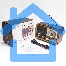 Радиоприемник портативный Сигнал БЗРП РП-324BT коричневый/бежевый USB SD/microSD