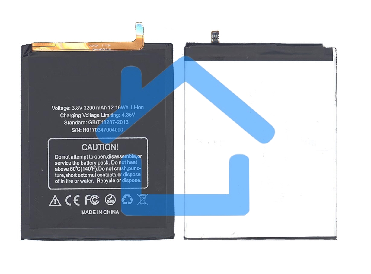 Аккумуляторная батарея BAT16523200 для Doogee Y6, Y6c 3200mAh 3,8V