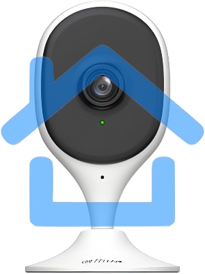 Компактная IP-видеокамера DAHUA DH-IPC-C3AP-0280B с Wi-Fi 2.4ГГц 3Мп, 1/3.2” CMOS, объектив 2.8мм, обнаружение людей, ИК 10м, микрофон, динамик