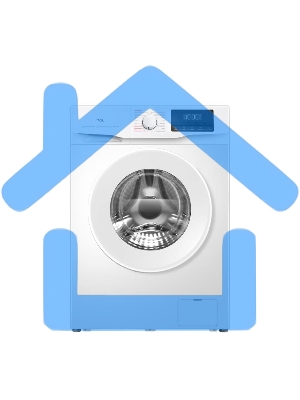 Стиральная машина TCL F6 BLDC (MID) TWOF-607W10W1 белый, загрузка фронтальная 7 кг, 1000 об/мин, Класс А+++