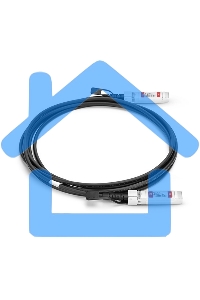 Твинаксиальный медный кабель 2m (10ft) Generic Compatible 10G SFP+ Passive Direct Attach Copper Twinax Cable #74621