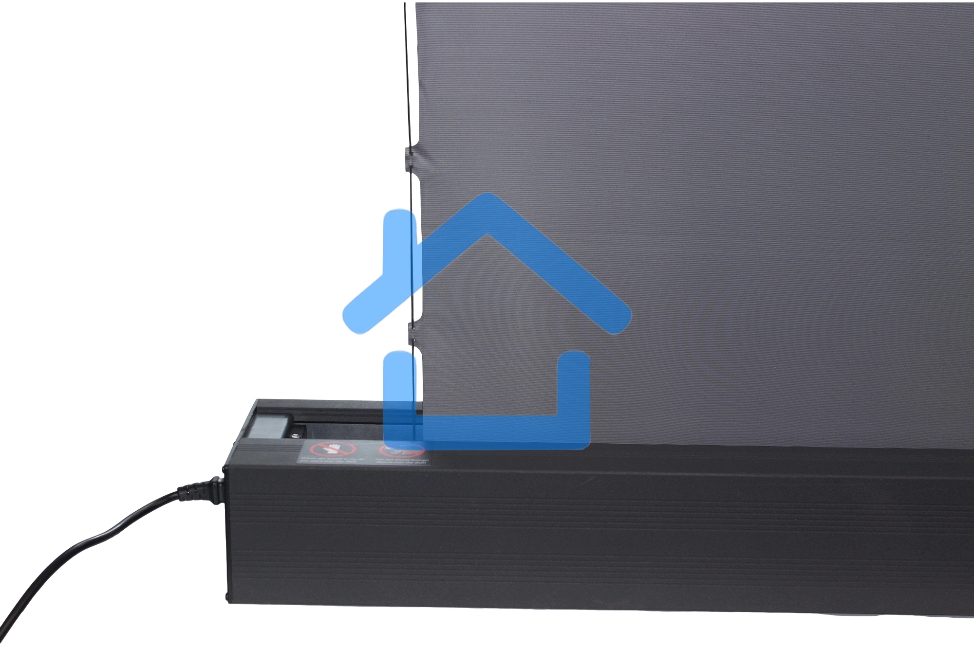 Экран Cactus 148x263см FloorRising CS-PSFRCLR-263X148 16:9 напольный рулонный черный (моторизованный привод)