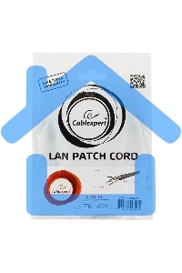 Патч-корд UTP Cablexpert PP6U-0.25M/BK кат.6, 0.25м, литой, многожильный черный