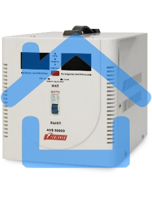 Стабилизатор Powerman AVS 5000D (5000ВА,25А,КПД 98%,циф. индикация вх./вых. напряж.)