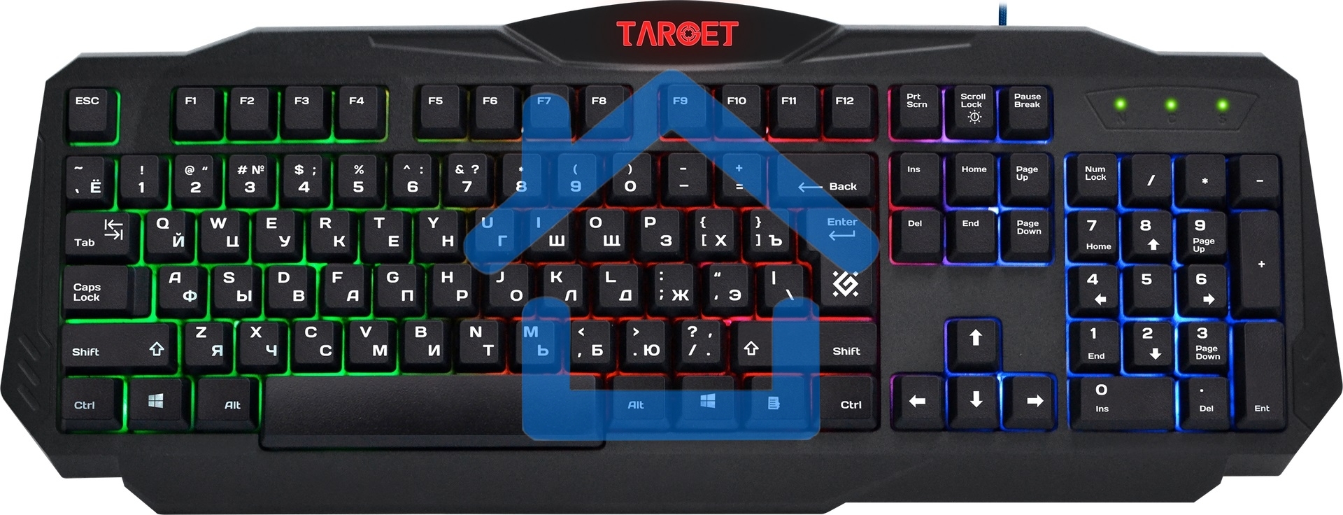 Клавиатура + мышка +PAD +HEADSET Defender TARGET MKP-350