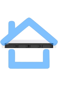 Сетевое хранилище без дисков SMB QNAP TS-453DU-4G NAS 4 HDD trays, rackmount 1U, 1 PSU. 4-core Intel Celeron J4125 2.0 GHz (up to 2.7 GHz), 4 Gb RAM (1 x 4 Gb) up to 8 Gb (2 x 4Gb), 2.5 Gigabit Ethernet x 2, 4xUSB, 1xHDMI . W/o rail kit RAIL-B02