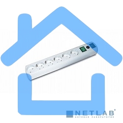 Сетевой фильтр Most RG 2м (6 розеток) белый (коробка)