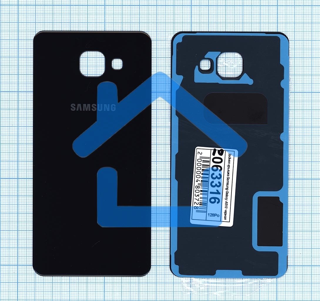 Задняя крышка для Samsung A510 Galaxy A5 (2016) черный