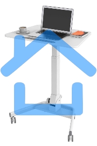 Стол для ноутбука Cactus VM-FDS109 столешница МДФ белый 73x50x108см (CS-FDS109WWT)