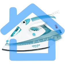 Утюг Delta LUX DL-710 белый с серо-голубым