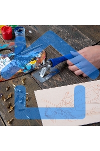 Набор паяльник-выжигатель Rexant/19 насадок/ ПРОФИ 220V/30 Вт /ZD-972A/ 12-0183-1