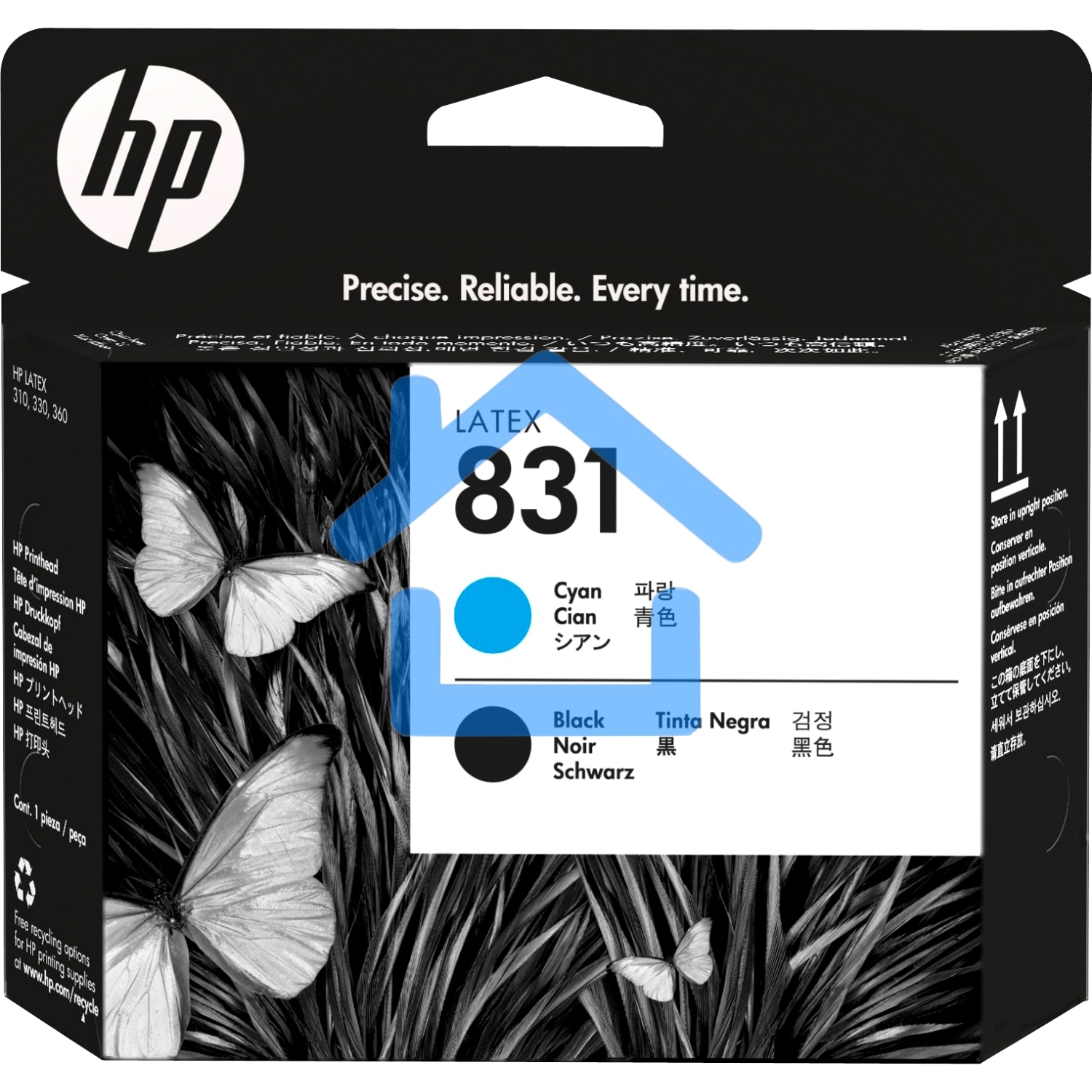 Печатающая головка HP 831 Cyan / Black Latex Printhead