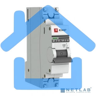 Автоматический выключатель EKF mcb4763-1-32C-pro 1P 32А (C) 4,5kA ВА 47-63 EKF PROxima