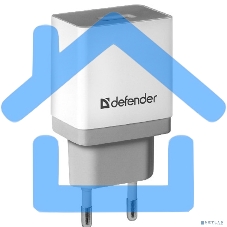 Сетевой адаптер Defender 1xUSB, 5V/2.1А, белый (UPA-21)