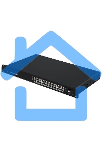 Коммутатор [ES-24-250W EU] Ubiquiti EdgeSwitch 24-250W 24 порта, раздача питания 24/48В на всех портах, суммарная мощность 250W
