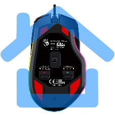 Мышь проводная A4Tech Bloody W70 Max черный, 10000 dpi, USB, кнопки - 9