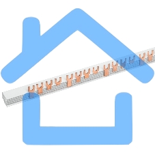 Шина соединительная типа FORK вилка 4Р 63 А 1 м Rexant