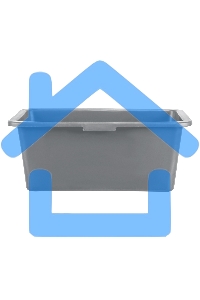 Таз прямоугольный Matrix строительный усиленный, 55 л 81471