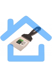 Шпательная лопатка из нержавеющей стали, 80 мм, пластмассовая ручка Сибртех 85433