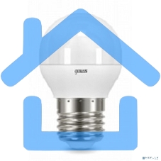 Лампа светодиодная Gauss 6.5Вт шар 4100К белый E27 550лм 150-265В