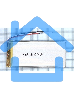 Аккумулятор Li-Pol (батарея) 5*56*115мм 3pin 3.7V/5000mAh