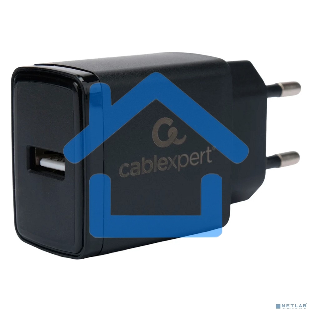Зарядное устройство Cablexpert MP3A-PC-57, 5Вт, 1А, 1хUSB, черный, пакет