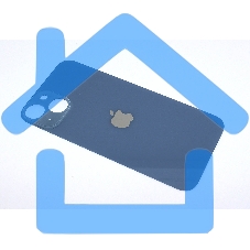 Задняя крышка (стекло) для Apple iPhone 14 синяя