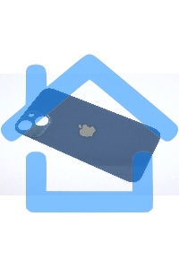 Задняя крышка (стекло) для Apple iPhone 14 синяя