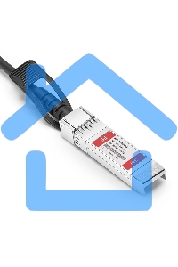 Твинаксиальный медный кабель 2m (10ft) Generic Compatible 10G SFP+ Passive Direct Attach Copper Twinax Cable #74621
