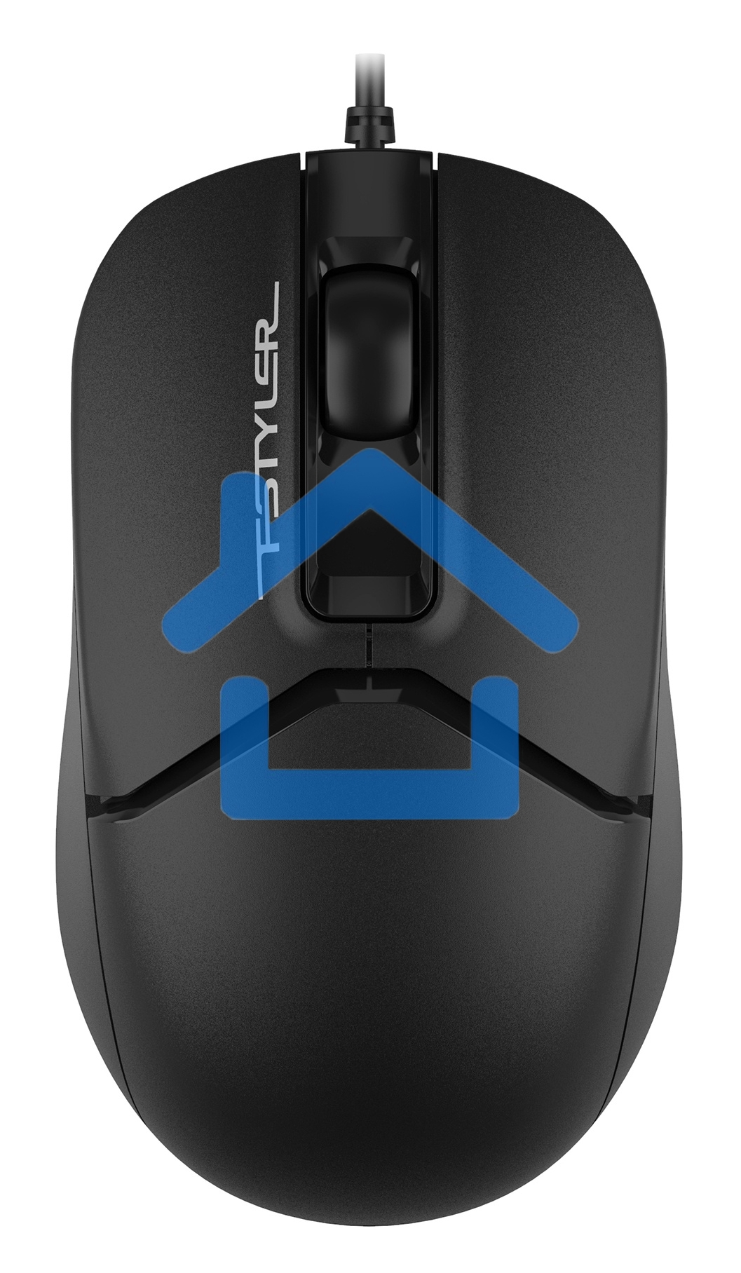 Комплект клавиатура + мышь A4Tech Fstyler F1512 клав:черный мышь:черный USB