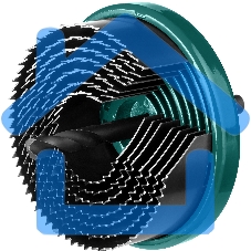 Пила сегментная наборная по дереву KRAFTOOL 7шт(25-62/18мм): 25-32-38-45-50-56-62х18 мм