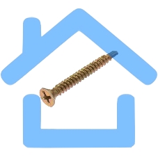 Саморез оконный KRANZ сверло, 3.9х35, желтый цинк, пакет (20шт.)