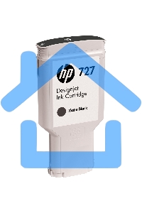 Картридж струйный HP 727 C1Q12A черный матовый, 300мл, для Designjet T920/T1500/T2500