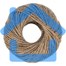 Шпагат джутовый Сибртех 93876 1,5 мм, L 100 м, 2-ниточный, Россия