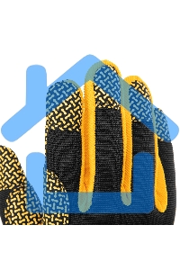 Перчатки универсальные Denzel 67999 силиконовое нанесение, размер 9